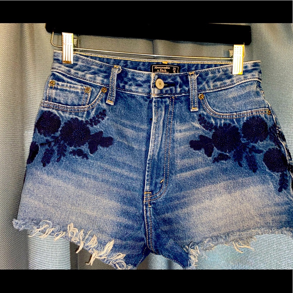abercrombie and fitch shorts  high waisted